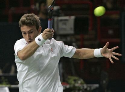 Juan Carlos Ferrero, durante el partido contra Bagdhatis