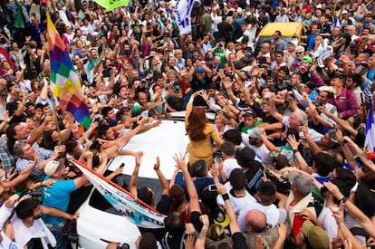 Followers of Cristina Kirchner in Buenos Aires.