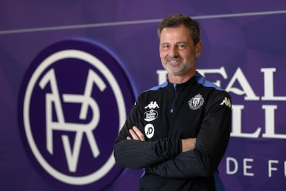 Diego Cocca, entrenador del Real Valladolid, este martes en las instalaciones del club de fútbol.