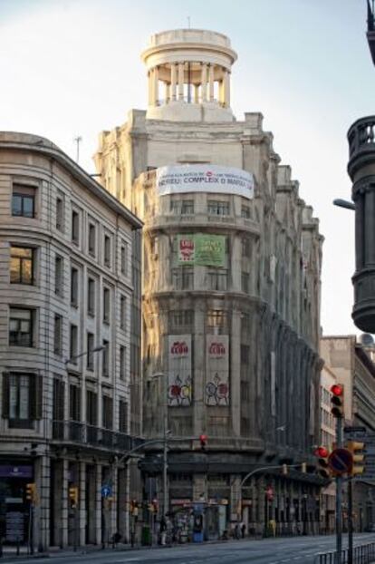 Sede de CC OO en la Via Laietana de Barcelona.