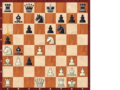 Posición tras 13 ..a5