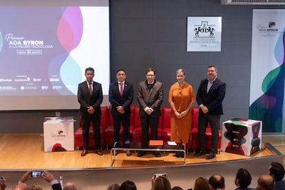 La ceremonia de lanzamiento de la convocatoria al Premio Ada Byron a la Mujer Tecnóloga 2024, Capítulo México.