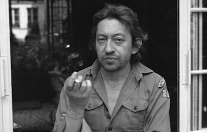 El cantante Serge Gainsbourg.