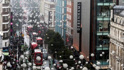 Vista de Oxford Street, en Londres. 