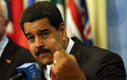 El presidente Nicolás Maduro en la ONU el martes