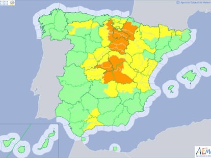 Meteorología advierte de lluvias muy intensas y granizadas en casi toda la Península el fin de semana