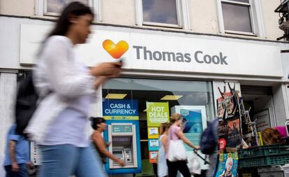 Oficina de Thomas Cook en Londres.