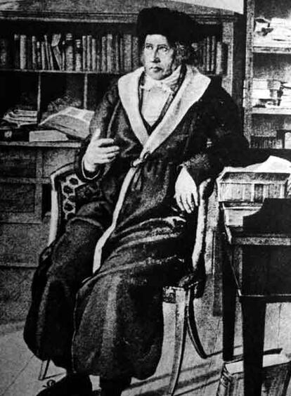 El filósofo alemán Georg Friedrich Wilhelm Hegel (1770-1831).