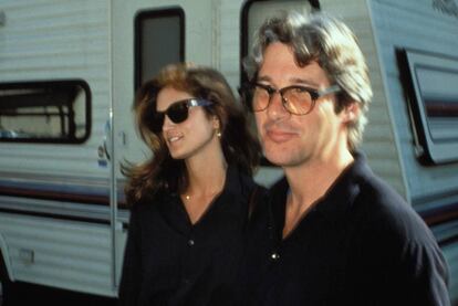 Richard Gere y Cindy Crawford en la época en que eran pareja.