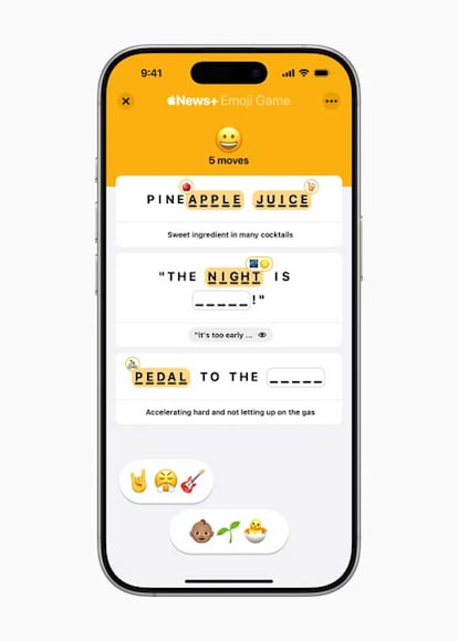 Uso del juego Emoji Game de Apple News+