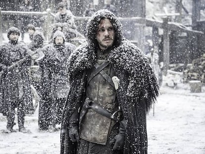 John Snow (Kit Harrington) preocupado por el invierno en una escena de Juego de Tronos