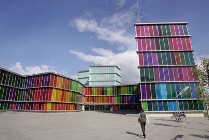 Exterior del Museo de Arte Contemporáneo de Castilla y León (Musac), obra de los arquitectos Luis Mansilla y Emilio Tuñón.