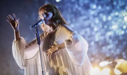 Florence Welch en el Festival de Benic&agrave;ssim.