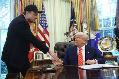 Donald Trump y Elon Musk, en la Casa Blanca.
