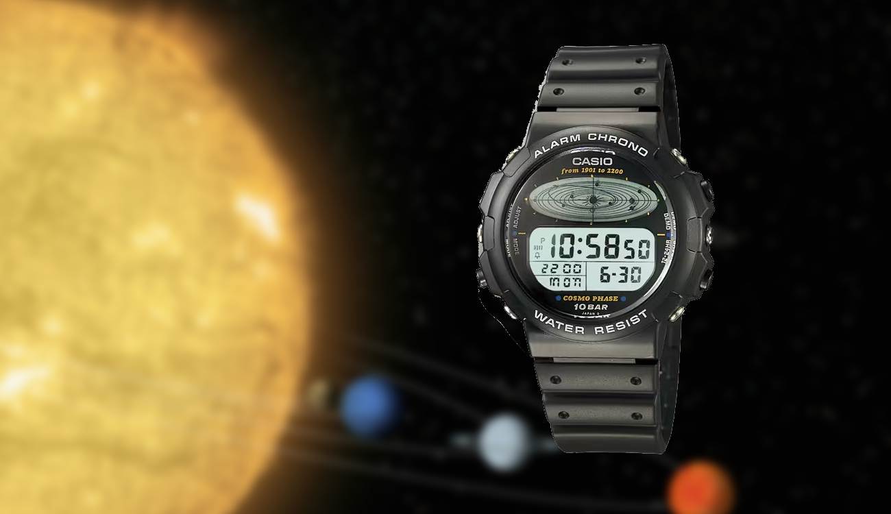 Este curioso reloj Casio de 1989 mostraba la posición de los planetas y hoy piden una fortuna por él