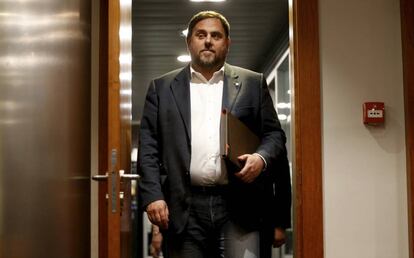 El vicepresidente de la Generalitat de Cataluña Oriol Junqueras.