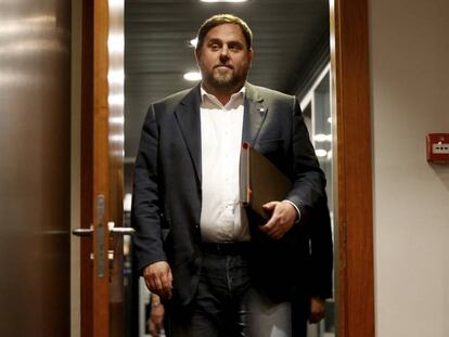 El vicepresidente de la Generalitat de Cataluña Oriol Junqueras.