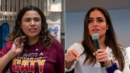 Caty Monreal y Alessandra Rojo, candidatas a la Alcaldía Cuauhtémoc.