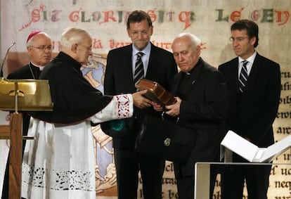 El presidente del Gobierno fue el encargado de devolver le Códice a la Catedral