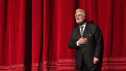 Plácido Domingo, el pasado noviembre en la Ópera Metropolitana de Nueva York.