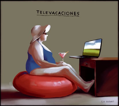 Viñeta de Riki Blanco del 14 de agosto de 2025