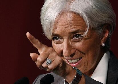 La directora general del FMI, Christine Lagarde.