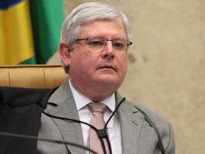 Rodrigo Janot durante sessão do STF.