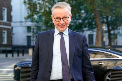 Michael Gove en Londres, el pasado 10 de septiembre.