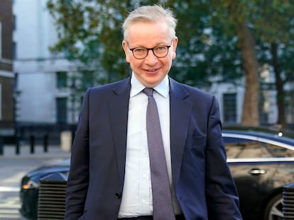 Michael Gove en Londres, el pasado 10 de septiembre.