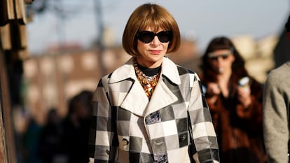 Anna Wintour, en Milán el pasado febrero.