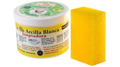 Arcilla blanca limpiadora para azulejos