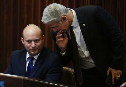 Naftali Bennett y Yair Lapid