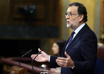 Rajoy aquest divendres al Congr&eacute;s.