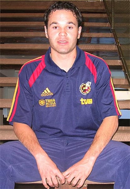 El jugador del Barça Andrés Iniesta.