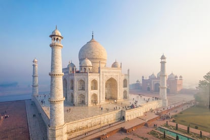 El Taj Mahal, el monumento más visitado de la India.