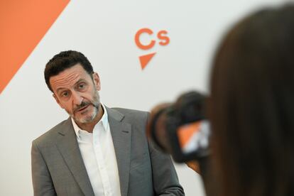 El vicesecretario general de Ciudadanos, Edmundo Bal, este domingo.