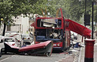 Atentado islamista en Londres, en junio de 2005.
