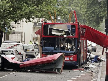 Atentado islamista en Londres, en junio de 2005.