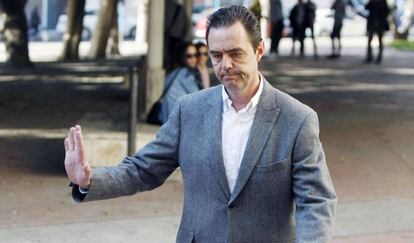 Miguel López, investigado como presunto autor del asesinato de su suegra, María del Carmen Martínez, viuda del expresidente de la CAM.