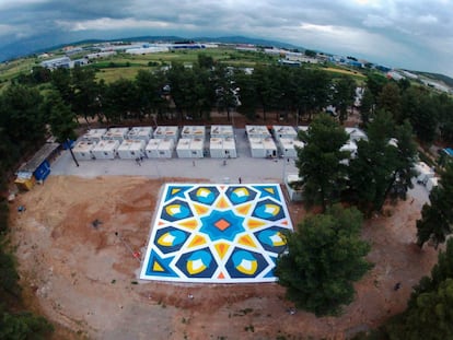 Proyecto de Boamistura para el campo de refugiados de Ristona (Grecia).
