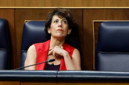 La ministra de Inclusión, Seguridad Social y Migraciones, Elma Saiz.