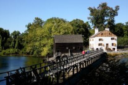 Molino de Philipsburg Manor, en Sleepy Hollow (Nueva York).