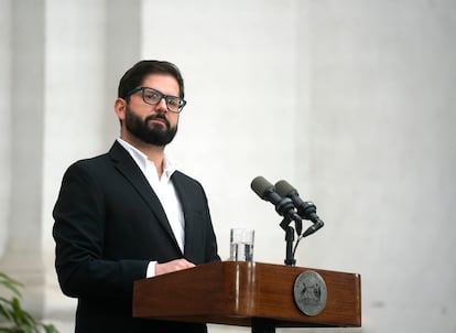 El presidente de Chile, Gabriel Boric