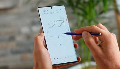 Uos S Pen con el Samsung Galaxy Note 10