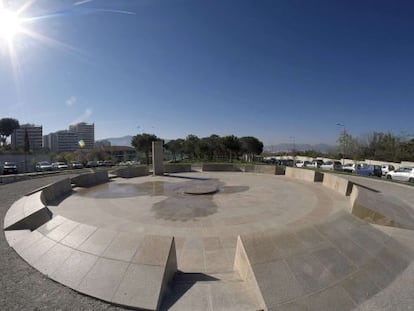 Vista general de un memorial recordando el genocidio armenio en la ciudad de Marsella, Francia, el pasado martes.