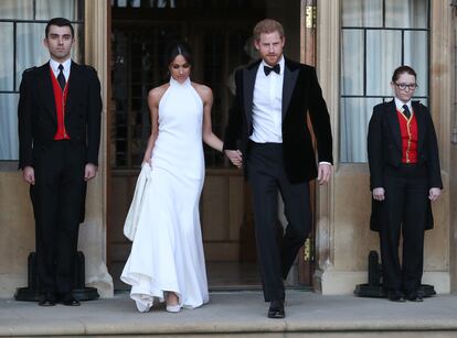 Imagen de la pareja el día de su boda, el 19 de mayo de 2018.