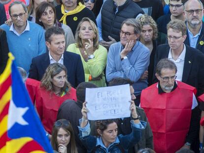 Manifestacion independentista contra del Tribunal Supremo el pasado 26 de octubre en Barcelona.