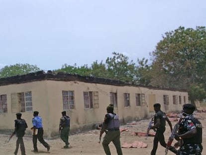 Imagen de archivo de la escuela de Chibok, de la que fueron secuestradas 200 ni&ntilde;as.