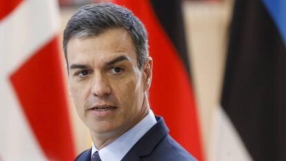 El presidente del Gobierno en funciones, Pedro Sánchez, el pasado 2 de julio en Bruselas.