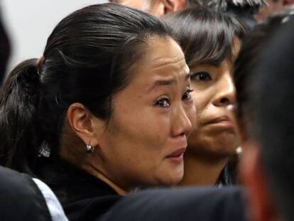 Keiko Fujimori, retratada el pasado 17 de octubre.